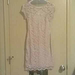 Lace mini dress